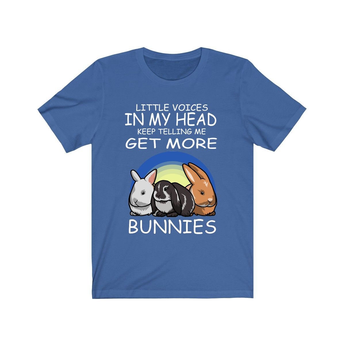 Little Voices Keep Telling Me Get More Bunnies Rabbit Shirt, Cute Bunny Shirt, Animal Adult Toddler Infant Kids Gift T-Shirt Image 3