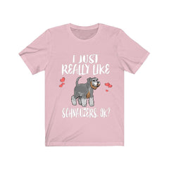 I Just Really Like Schnauzers Shirt - Schnauzer print design