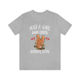Just A Girl Who Loves Serval Cats Shirt, Serval Cat Lover Gift, Serval Cat Shirt, Animal Lover Adult Toddler Infant Kids Gift T-Shirt Image 2
