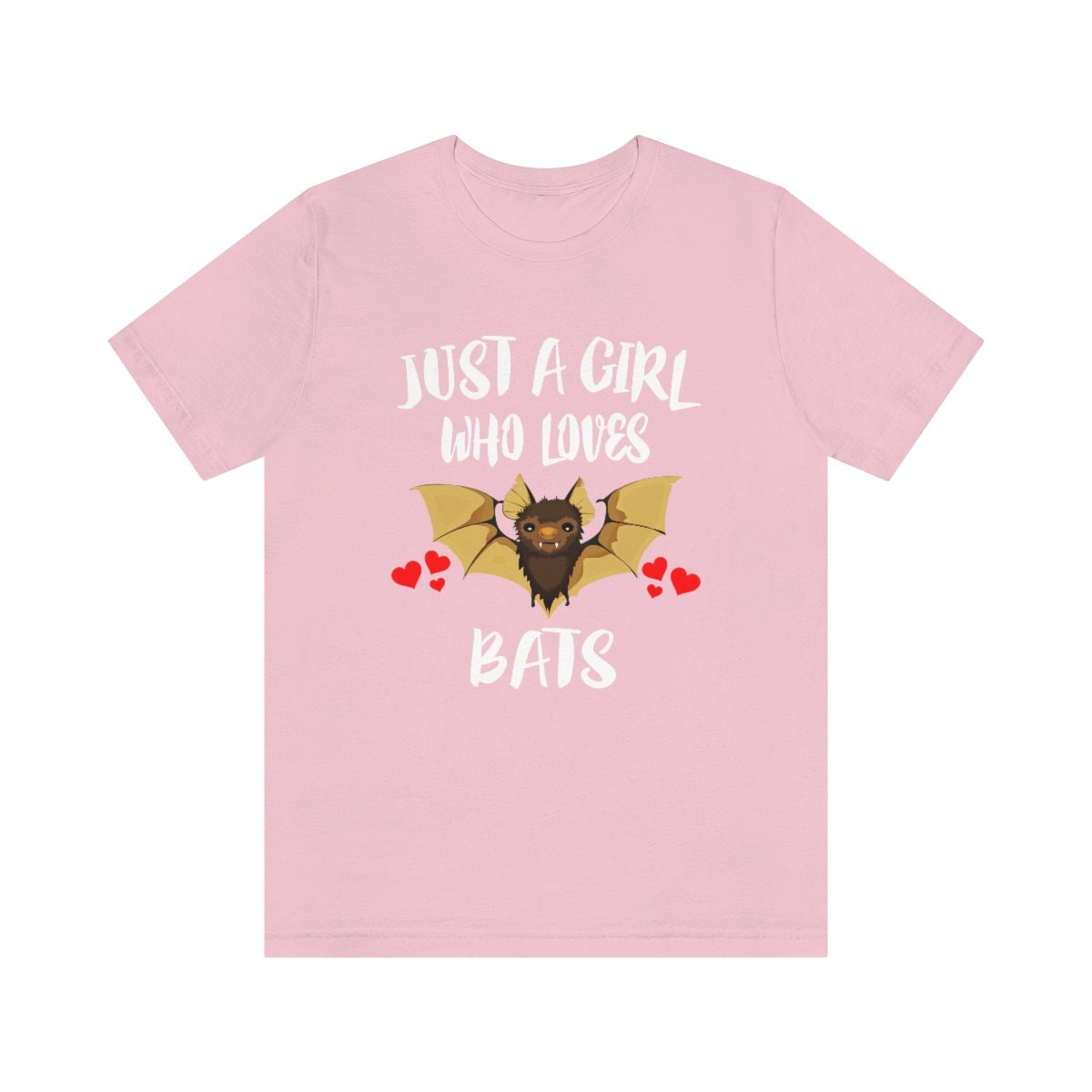 Just A Girl Who Loves Bats Shirt, Bat Lover Shirt, Bat Lover Gift, Bat Shirt, Animal Adult Toddler Kids T-Shirt Image 3