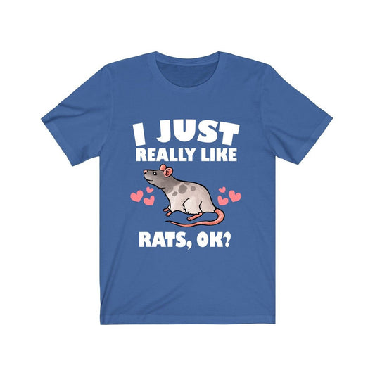 I Just Really Like Rats Shirt - rat print design