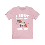 I Just Really Like Rats Shirt, Rat Lover Shirt, Rat Owner Shirt, Animal Lover Shirt, Adult Toddler Infant Kids Gift T-Shirt Image 4