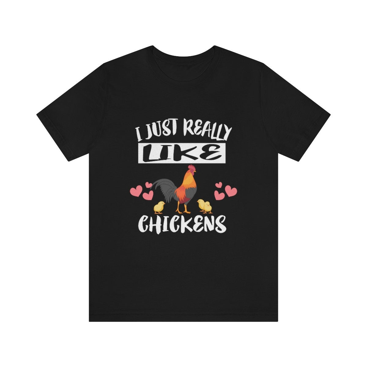 I Just Really Like Chickens Shirt, Chicken Lover Shirt, Chicken Shirt, Chicken Funny Shirt, Chicken Lover Gift, Chicken Boy Girl T-Shirt Image 1
