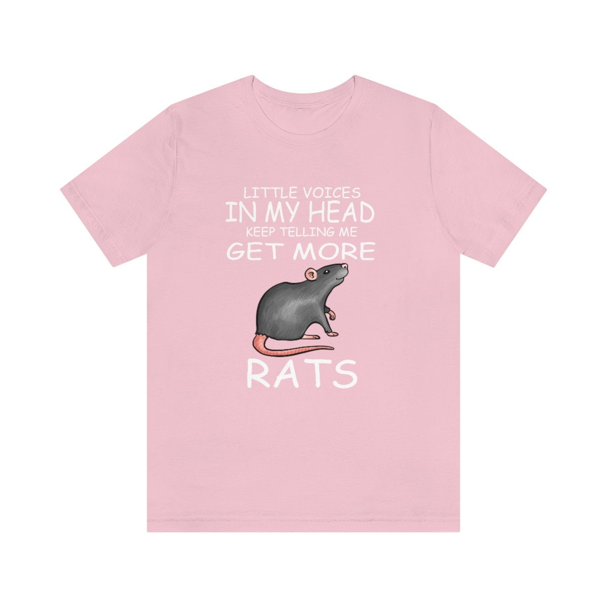 Little Voices Keep Telling Me Get More Rats Shirt, Rat Lover Shirt, Rat Shirt, Rat Funny Shirt, Rat Lover Gift, Rat Boy Girl T-Shirt Image 3