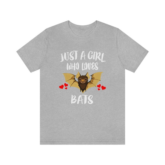 Just a girl who loves bats nocturnal flying chiropteran mammal tee