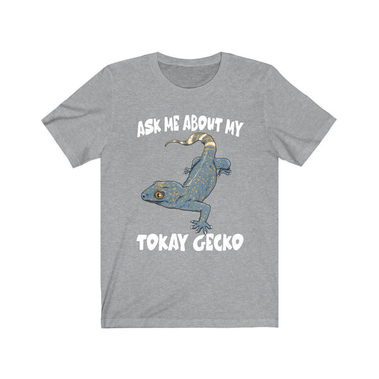 Ask Me About My Tokay Gecko Lizards Shirt, Gecko Lover Shirt, Tokay Gecko Gift, Lizard Shirt, Adult Kids Animal T-Shirt Image 1