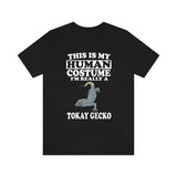 This Is My Human Costume I'm Really A Tokay Gecko Lizards Shirt, Gecko Lover Shirt, Tokay Gecko Gift, Lizard Shirt, Animal T-Shirt Image 1