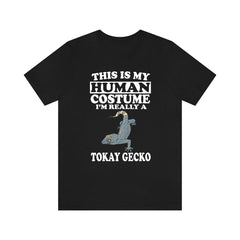 This is my human costume I am really a tokay gecko exotic reptile tee
