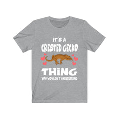 It's A Crested Gecko Thing Lizards Shirt, Gecko Lover Shirt, Crested Gecko Gift, Pet Lizard Shirt, Adult Kids Animal T-Shirt Image 3