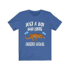 Just A Boy Who Loves Crested Geckos Shirt - crested gecko print design