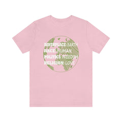 Birth Place Earth Race Human Rights Shirt - human rights advocate design
