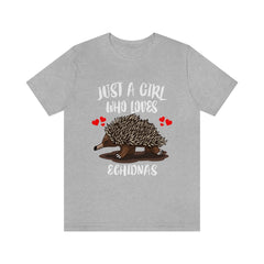 Just A Girl Who Loves Echidnas Shirt - echidna print design