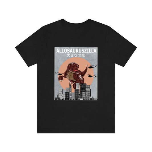 Allosauruszilla Dinosaur Funny Shirt - Allosauruszilla print design