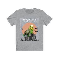 Budgiezilla Budgie T-Shirt - budgiezilla print design