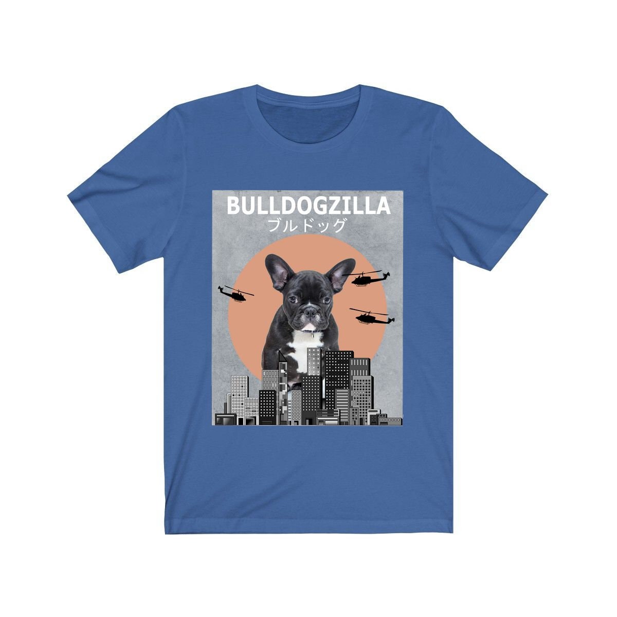 Bulldogzilla Bulldogs Shirt, Bulldog Lover Shirt, Funny Bulldog Shirt, Dog Lover Gift, Animal Adult Kids T-Shirt Image 1