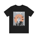 Catzilla Cat Shirt, Cat Lover Shirt, Cat Shirt, Cat Funny Shirt, Cat Lover Gift, Cat Boy Girl T-Shirt Image 1