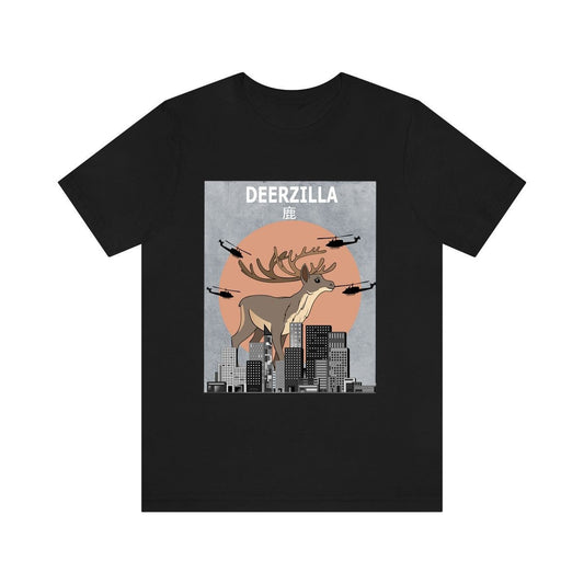 Deerzilla Deer Funny Shirt - Deerzilla deer print design