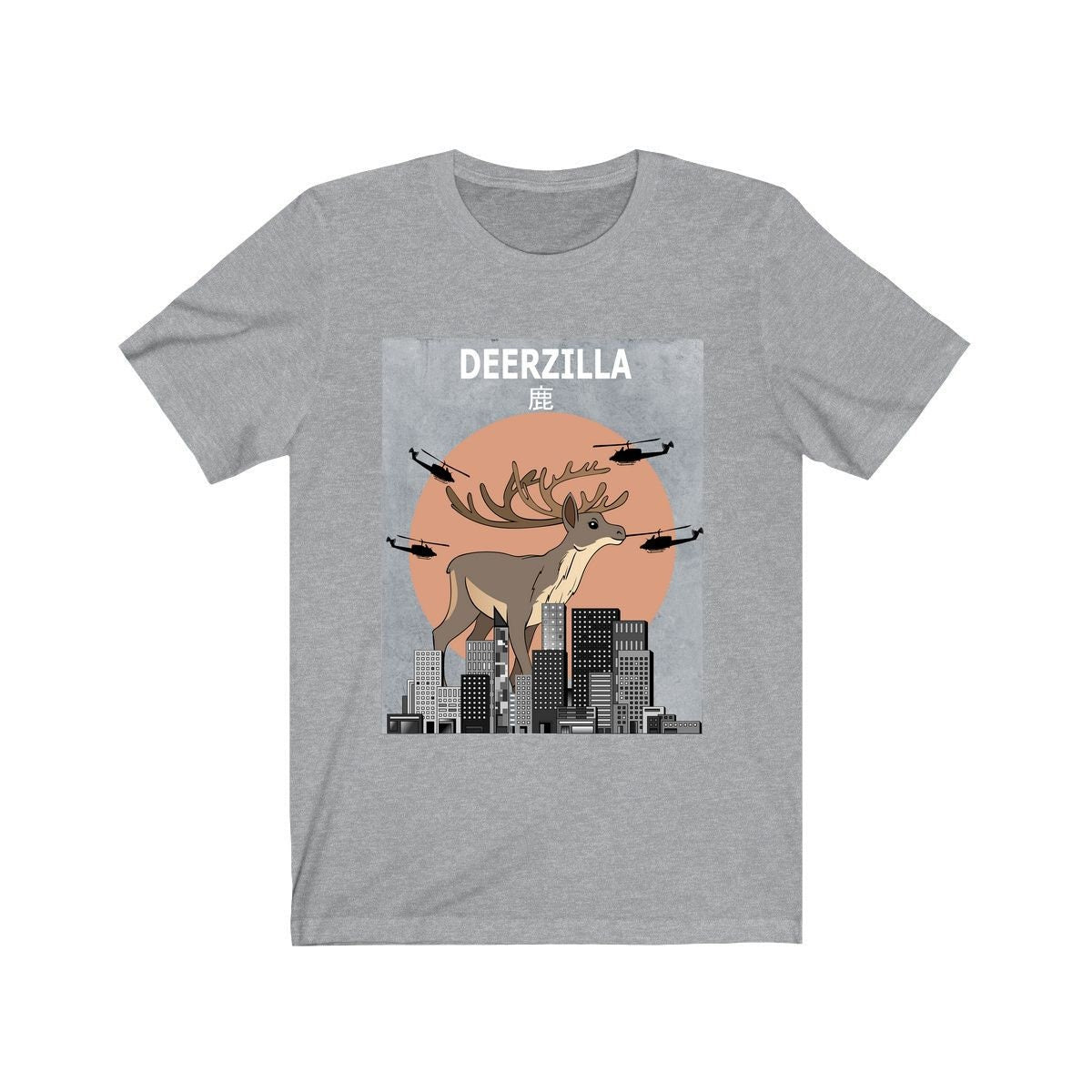 Deerzilla Deer Shirt, Deer Lover Shirt, Deer Shirt, Funny Deer Lover Gift, Animal Gift Image 1