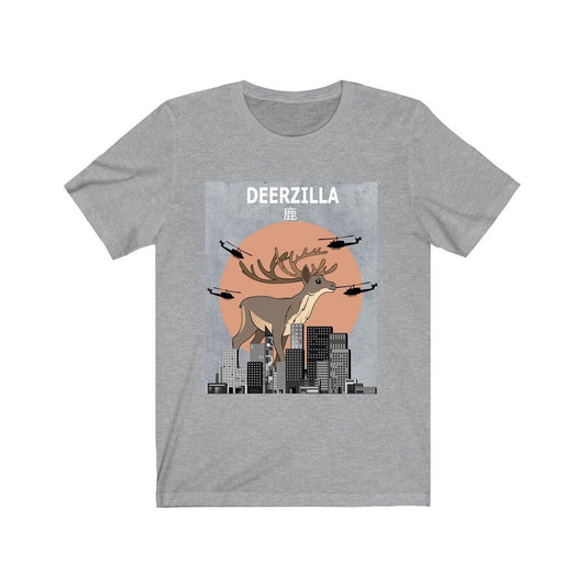 Deerzilla Deer Funny Shirt - Deerzilla deer print design