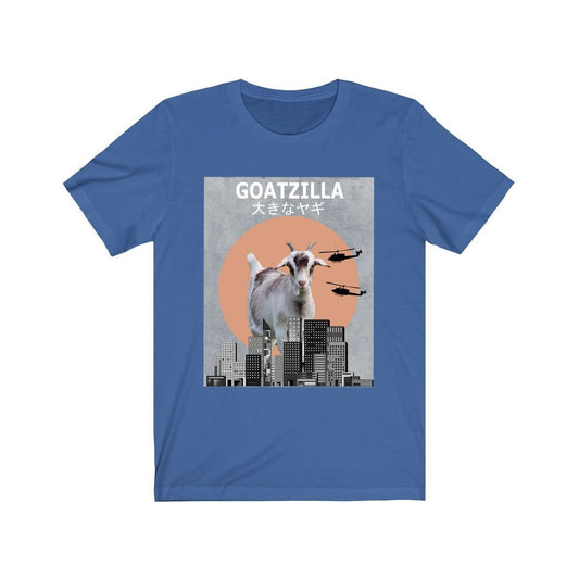 Goatzilla Goat Funny Shirt - Goatzilla goat print design