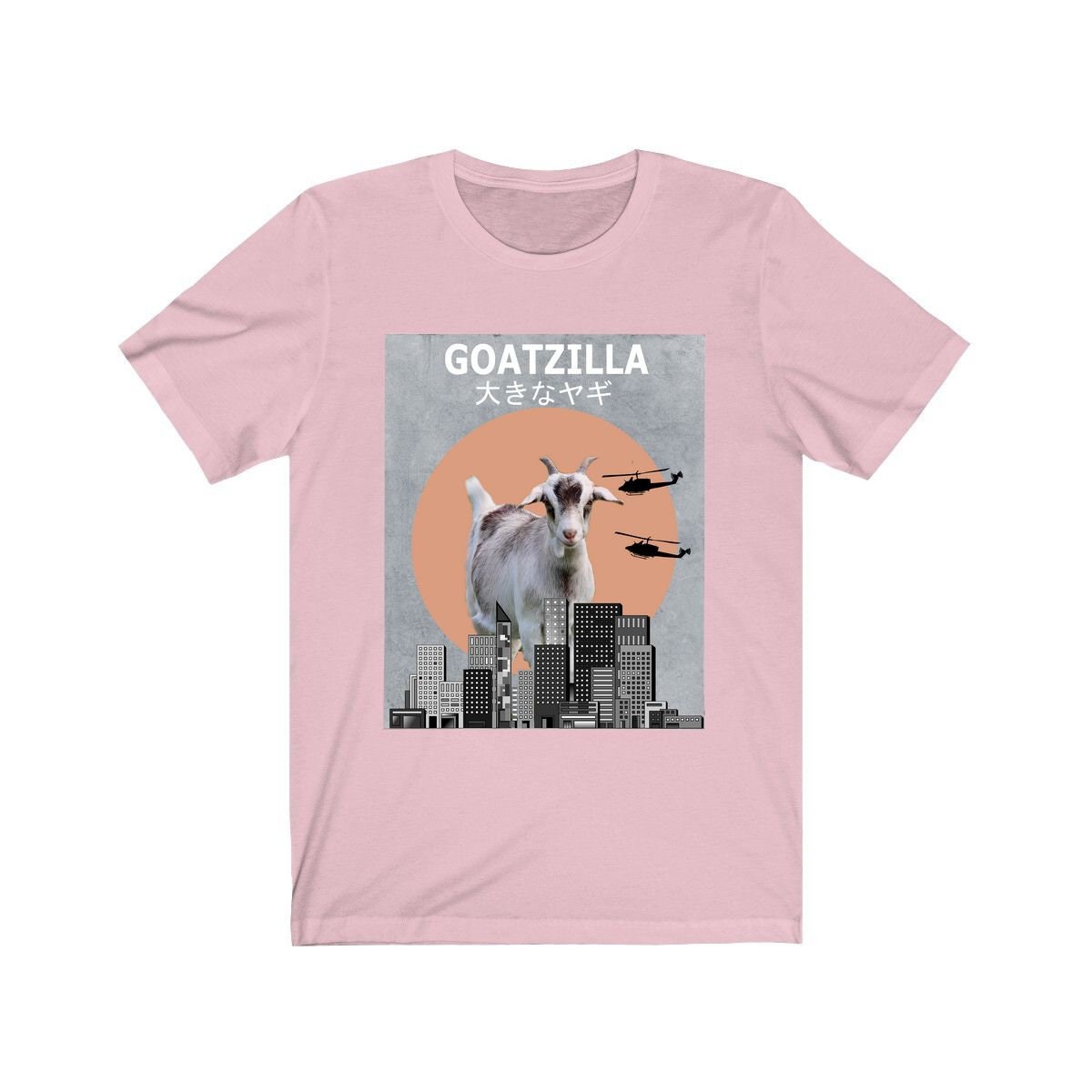 Goatzilla Funny Goat Shirt, Goat Lover Shirt, Goat Shirt, Goat Gift, Animal Adult Kids T-Shirt Image 4