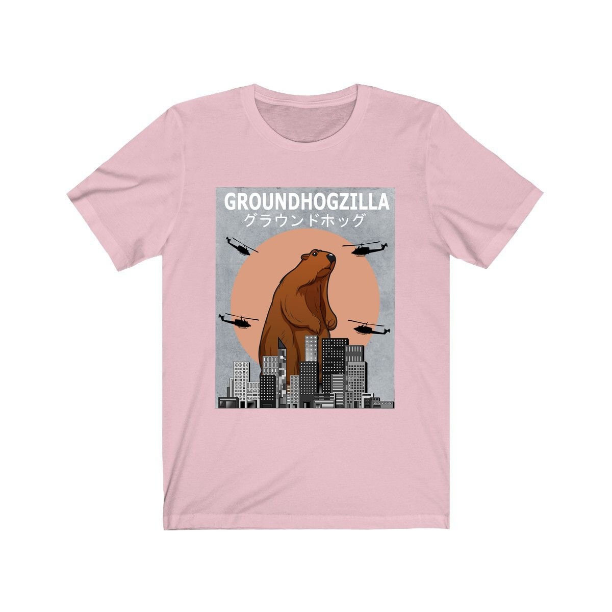 Groundhogzilla Funny Groundhog Shirt, Groundhog Lover Gift, Groundhog Shirt, Animal Lover Adult Toddler Infant Kids Gift T-Shirt Image 4
