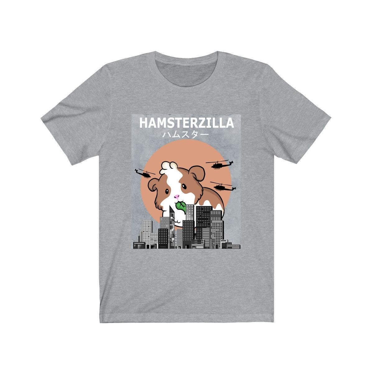Hamsterzilla Hamsters Shirt, Hamster Lover Shirt, Funny Hamster Shirt, Hamsters Lover Gift, Animal Adult Kids T-Shirt Image 3