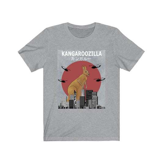 Kangaroozilla Kangaroo Funny Shirt - Kangaroozilla kangaroo print design