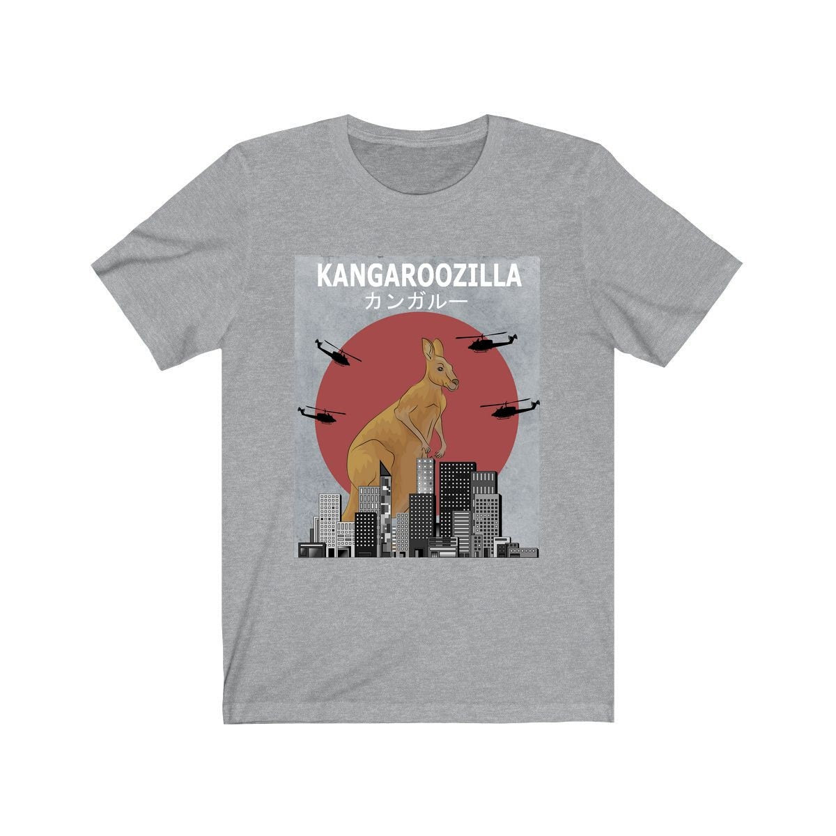 Kangaroozilla Kangaroos Shirt, Kangaroo Lover Shirt, Funny Kangaroo Lover Gift, Animal Lover Shirt, Adult Toddler Infant Kids Gift T-Shirt Image 1