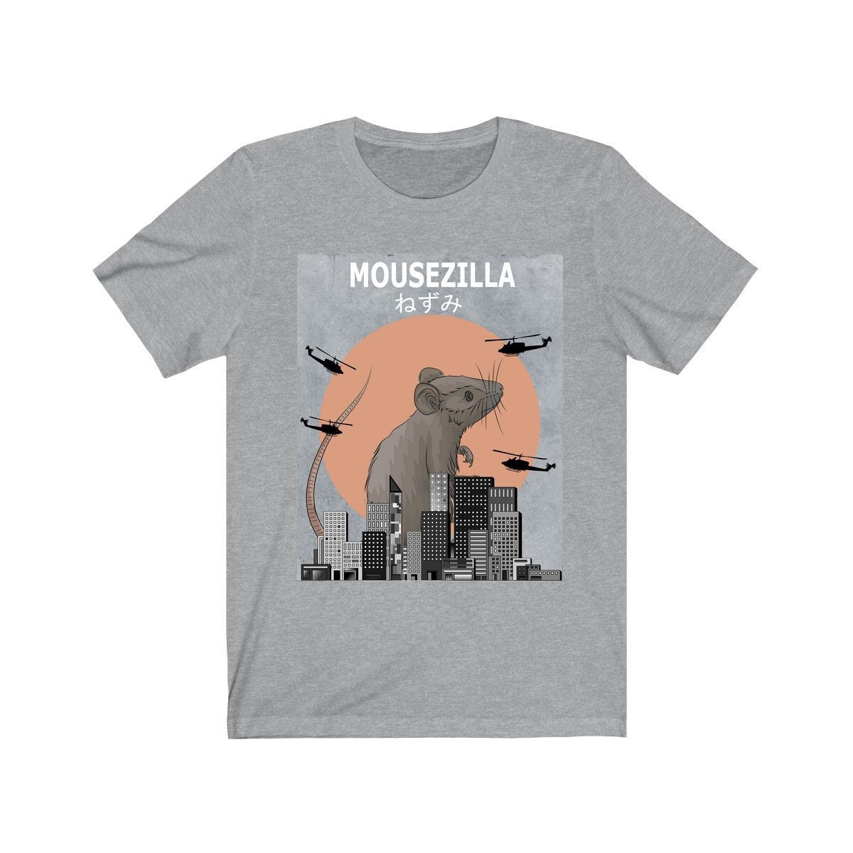 Mousezilla Mouse Shirt, Funny Mouse Lover Shirt, Mice Lover Gift, Mouse Tee, Animal Adult Toddler Kids T-Shirt Image 3