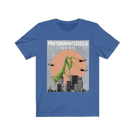 Praying Mantiszilla Funny Shirt - Mantiszilla praying mantis print design