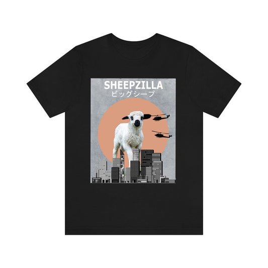 Sheepzilla Sheep Funny Shirt - Sheepzilla sheep print design