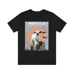 Sheepzilla Sheep Funny Shirt - Sheepzilla sheep print design