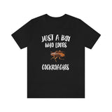 Just A Boy Who Loves Cockroaches Shirt, Cockroach Lover Shirt, Cockroach Lover Gift, Cockroach Shirt, Animal Adult Toddler Kids T-Shirt Image 3