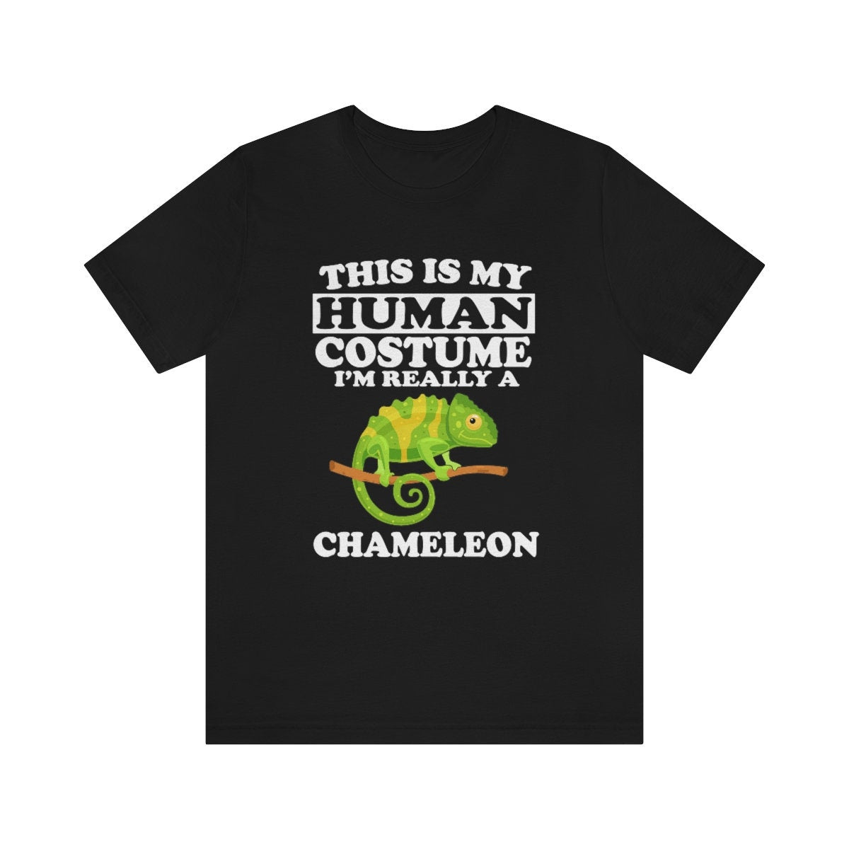 This Is My Human Costume I'm Really A Chameleon Shirt, Chameleon Lover Shirt, Chameleon Shirt, Chameleon Lover Gift, Animal Gift Image 1