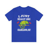 I Just Really Like Chameleons Ok Shirt, Chameleon Lover Gift, Chameleon Reptile Animal Lover Adult Toddler Infant Kids Gift T-Shirt Image 3