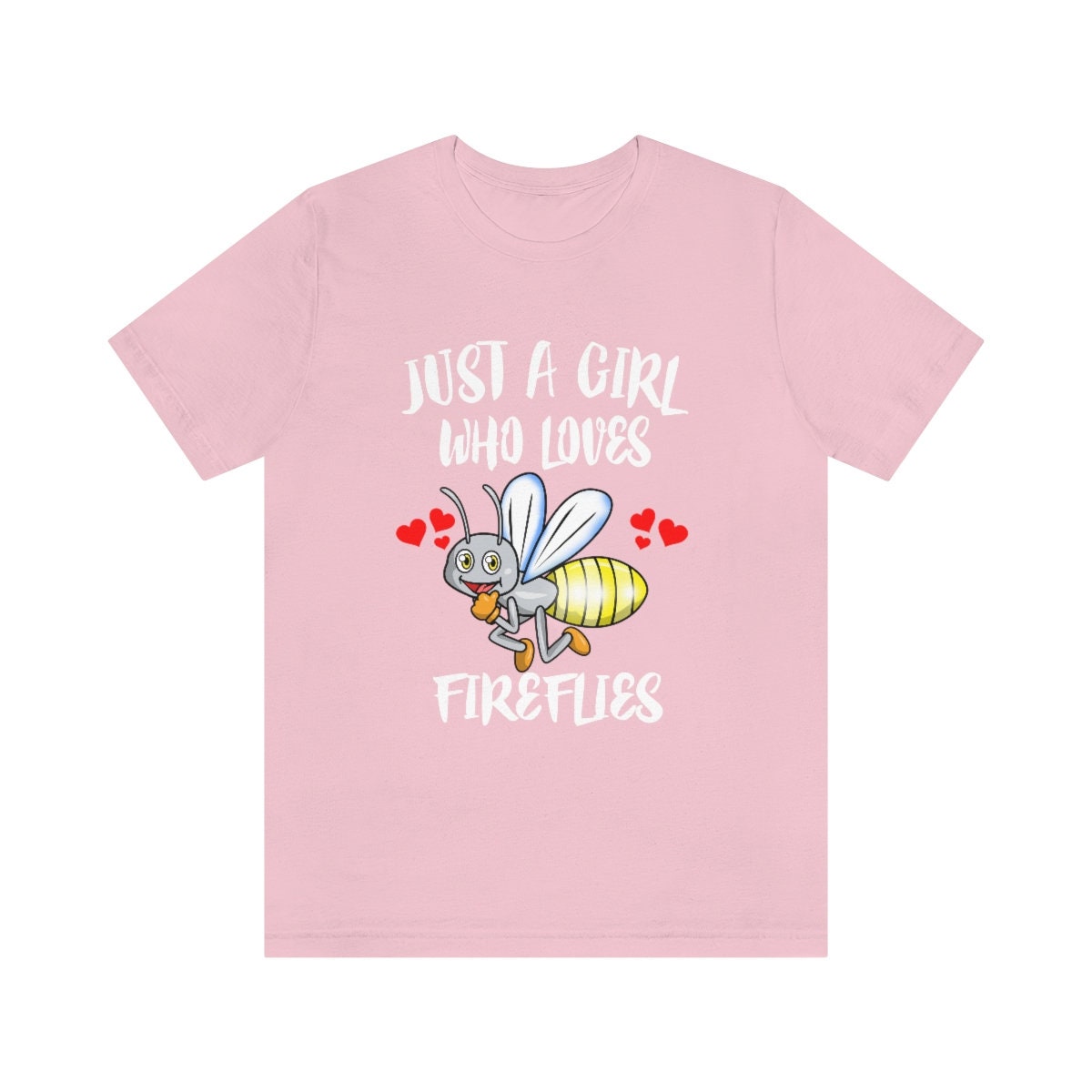 Just A Girl Who Loves Fireflies Shirt, Firefly Shirt, Cute Firefly Shirt, Animal Lover Adult Toddler Infant Kids Gift T-Shirt Image 3