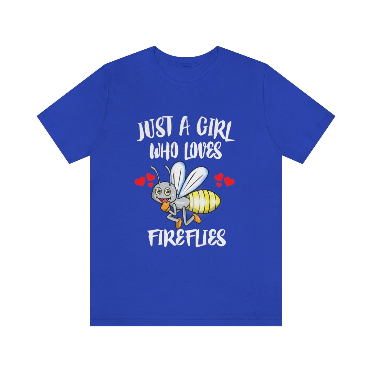 Just A Girl Who Loves Fireflies Shirt, Firefly Shirt, Cute Firefly Shirt, Animal Lover Adult Toddler Infant Kids Gift T-Shirt Image 4