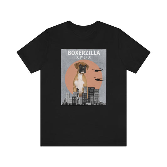 Boxerzilla funny boxer dog lover tee