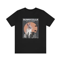 Bunnyzilla Bunny Rabbit Funny Shirt - Bunnyzilla bunny print design