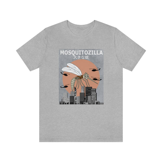 Mosquitozilla Mosquito Funny Shirt - Mosquitozilla print design