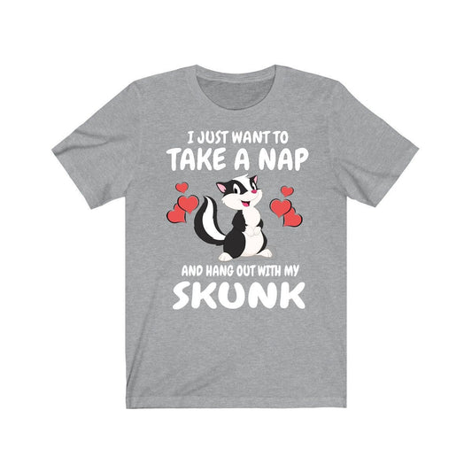 Nap All Day And Hang Out With My Skunk Shirt - skunk print design