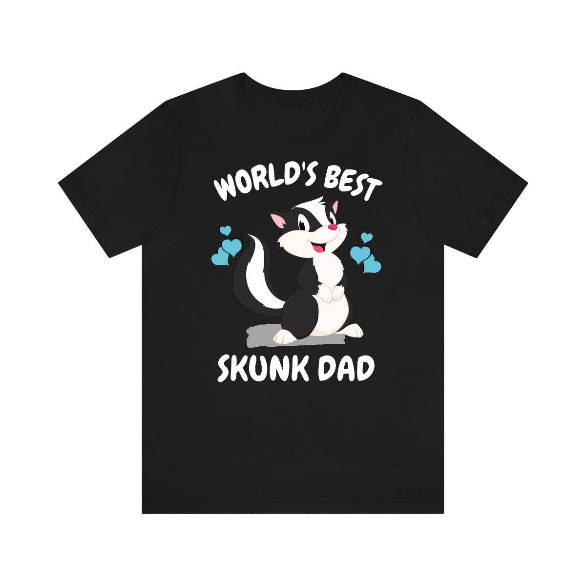 Worlds best skunk dad funny pet skunk owner exotic pet tee