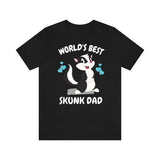 Wold's Best Skunk Dad Shirt, Skunk Lover Shirt, Men Skunk Shirt, Skunk Owner Shirt, Skunk Lover Boy Shirt Image 2