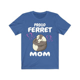 Proud Ferret Mom Shirt, Ferret Lover Shirt, Cute Ferret Shirt, Ferret Owner Gift, Animal Ferret Girl Shirt Image 2