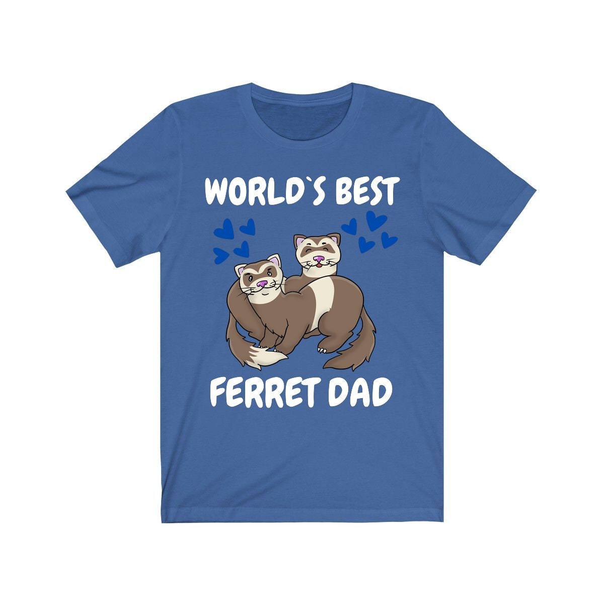 World's Best Ferret Dad Shirt, Ferret Lover Shirt, Cute Ferret Shirt, Ferret Owner Gift, Animal Ferret Boy Shirt Image 3