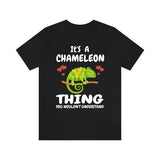 It's A Chameleon Thing You Wouldn't Understand Shirt, Chameleon Lizard Lover Gift, Chameleon Reptile, Lizard Lover Girl Boy T-Shirt Image 1