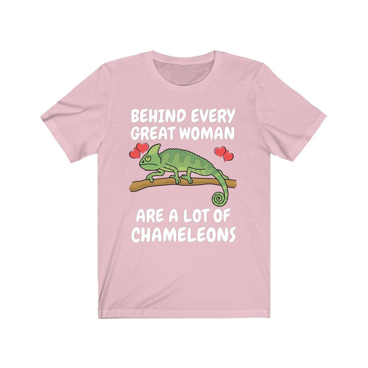 Behind Every Great Woman Are Lot Of Chameleons Shirt, Chameleon Lizard Lover Gift, Chameleon Reptile, Lizard Lover Girl Boy T-Shirt Image 4