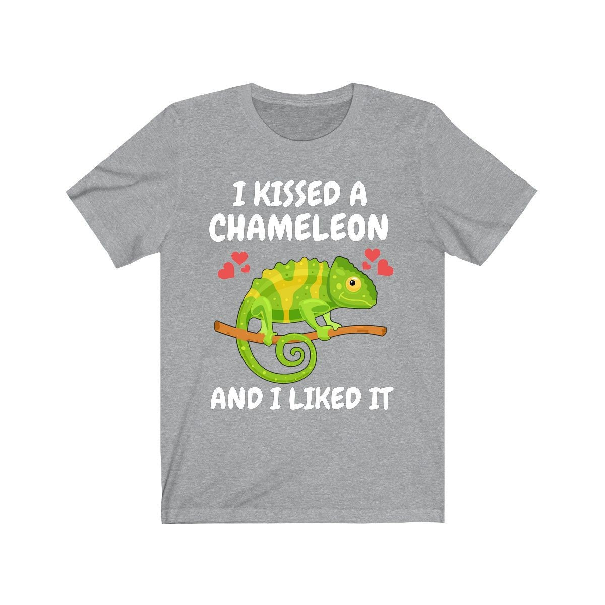 I Kissed A Chameleon And I Liked It Shirt, Chameleon Lizard Lover Gift, Chameleon Reptile Owner , Lizard Lover Girl Boy T-Shirt Image 3