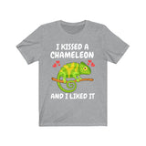 I Kissed A Chameleon And I Liked It Shirt, Chameleon Lizard Lover Gift, Chameleon Reptile Owner , Lizard Lover Girl Boy T-Shirt Image 3
